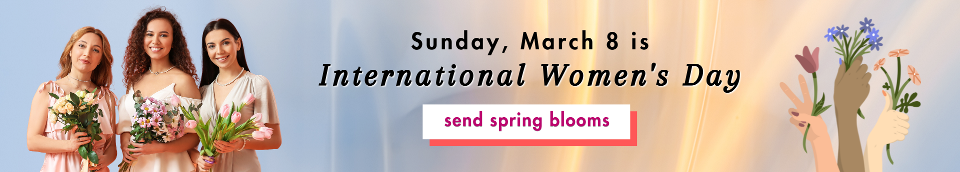 International Women's Day Bouquets and spring gifts